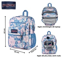 Balo chính hãng Jansport (USA) Big Student 34L sức chứa lớn, có ngăn đựng laptop, bền bỉ JS0A47JK 2