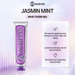 Combo 2 tuýp Kem đánh răng Marvis - Hỗ trợ làm trắng răng 7