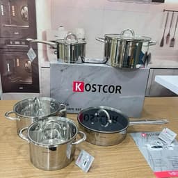 bộ nồi Đức Kostcor Chính Hãng. Inox cao cấp, đáy từ 5 lớp 1