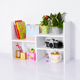 Kệ sách để bàn mini bằng gỗ tiện ích đa năng mẫu Lux01 7