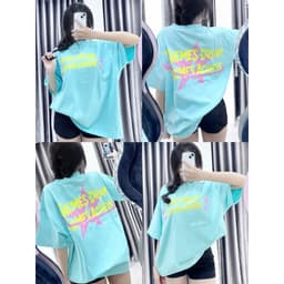 [MỞ BÁN] Áo Thun Unisex Graphic Xanh Mint Streetwear Chất Vải Dày Dặn Đứng Form - Chất Vải Cotton 2 Chiều 3