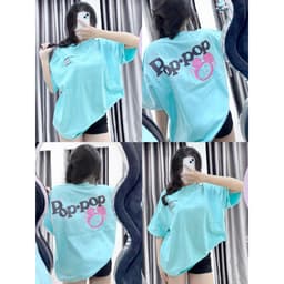 [MỞ BÁN] Áo Thun Unisex Graphic Xanh Mint Streetwear Chất Vải Dày Dặn Đứng Form - Chất Vải Cotton 2 Chiều 2