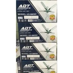 Quạt siêu êm -  Quạt trần ADT động cơ DC inverter 55W - quạt trần 5 cánh 1500mm có điều khiển từ xa 8