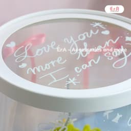 [Tự làm/LÀM SẴN] Set làm BÁNH KEM hoa kẽm nhung handmade, làm quà kỷ niệm quà tặng người yêu 20/10 sinh nhật - Erashop 2