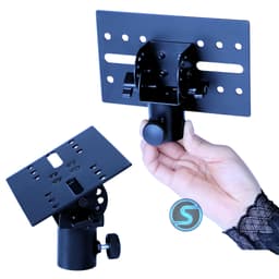 Mặt đỡ loa cắm cọc Sắt, Nhôm, mặt bích loa âm thanh...( Giá 1c ) 1