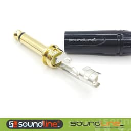 Jack rắc 6ly hàn dây cap cấp, pin đồng , hãng Soundline. ( Giá 1 Cái ) 8