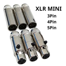 Jack rắc Canon mini, XLR mini canon. dùng cho mic cài áo ( Giá 1 Cái ) 1