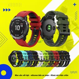 Dây Đồng Hồ Gar-min Quick Fit Size 22mm 26mm, Fenix 7 6 5, Gar-min 935 945 955 965 Enduro 3