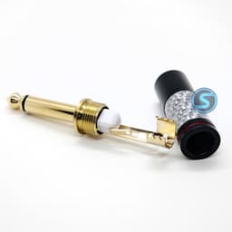 Jack rắc 6ly hàn dây SL ( 6.35mm ) mạ vỏ Cacbon 3