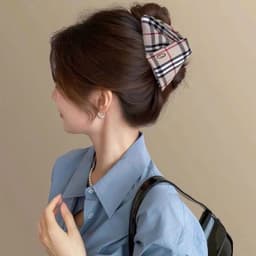 Kẹp Tóc Càng Cua B.B.R Hàn Quốc Cao Cấp, Thiết Kế Vòng Rộng Ôm Tóc, Kẹp Tóc Nửa Lên Dễ Phối Đồ, Giúp Tóc Bồng Bềnh 8
