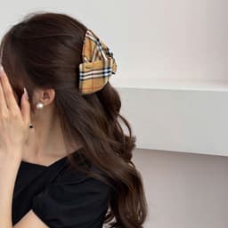 Kẹp Tóc Càng Cua B.B.R Hàn Quốc Cao Cấp, Thiết Kế Vòng Rộng Ôm Tóc, Kẹp Tóc Nửa Lên Dễ Phối Đồ, Giúp Tóc Bồng Bềnh 5