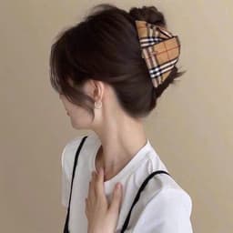 Kẹp Tóc Càng Cua B.B.R Hàn Quốc Cao Cấp, Thiết Kế Vòng Rộng Ôm Tóc, Kẹp Tóc Nửa Lên Dễ Phối Đồ, Giúp Tóc Bồng Bềnh 6