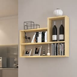Kệ giá sách treo tường chữ L nhiều màu tuỳ chọn gỗ mdf 17ly LUX11 2