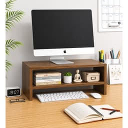 Kệ Để Bàn Đa Năng MDF 17mm Phủ Melamine 2 Tầng | Kệ Decor Trưng Bày Đồ Trang Trí Màu Ngẫu Nhiên LUX12 1