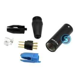 Jack rắc Canon mini, XLR mini canon hãng Rean , Dùng cho mic cài áo . ( Giá 1 Cái ) 3
