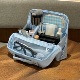Túi Đựng Mỹ Phẩm Cầm Tay Đa Năng, Có Thể Treo Trên Vali, Chất Liệu Cotton Cao Cấp, Đựng Đồ Trang Điểm 4
