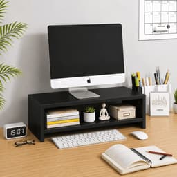 Kệ Để Bàn Đa Năng MDF 17mm Phủ Melamine 2 Tầng | Kệ Decor Trưng Bày Đồ Trang Trí Màu Ngẫu Nhiên LUX12 5