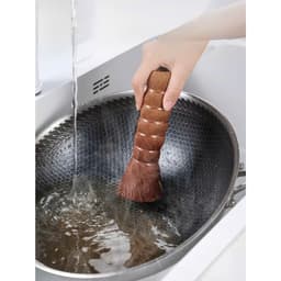 Chổi Cọ Xoong Nồi Chảo Bằng Sơ Dừa Đánh Bay Vết Bẩn, Rửa Chén Bát Đa Năng Có Tay Cầm Cao Cấp, Dùng Cho Chảo Chống Dính 5