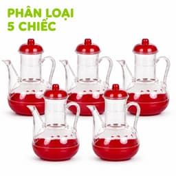 Lọ Đựng Nước Mắm Hình Vịt Việt Nhật Chất Liệu Nhựa Trong Cao Cấp Có Nắp Chống Bụi Tiện Lợi Gia Đình GD374 9