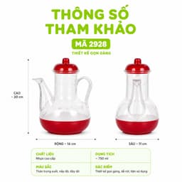 Lọ Đựng Nước Mắm Hình Vịt Việt Nhật Chất Liệu Nhựa Trong Cao Cấp Có Nắp Chống Bụi Tiện Lợi Gia Đình GD374 6