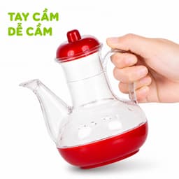 Lọ Đựng Nước Mắm Hình Vịt Việt Nhật Chất Liệu Nhựa Trong Cao Cấp Có Nắp Chống Bụi Tiện Lợi Gia Đình GD374 5