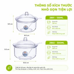 Lọ Đựng Gia Vị Trộn Muối Ớt Có Nắp Kèm Muỗng Chất Liệu PS Trong Suốt Cao Cấp An Toàn Thực Phẩm GD375 6