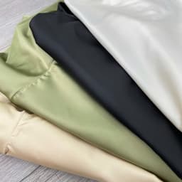 [ Hiền VNXK2] Áo Sơ Mi Nữ Lụa Satin, Dáng Ngắn Croptop ,Tay Dài Cổ Đức Cài Cúc Phong Cách Hàn Quốc hàng vnxk 9