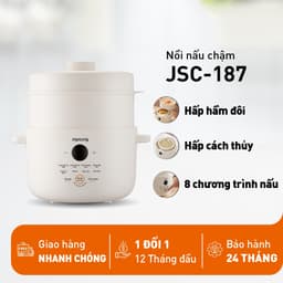 Nồi Nấu Chậm Joyoung JSC-187, 1.8Lit - 300w, Lòng Nồi Sứ, Hàng Chính Hãng 7