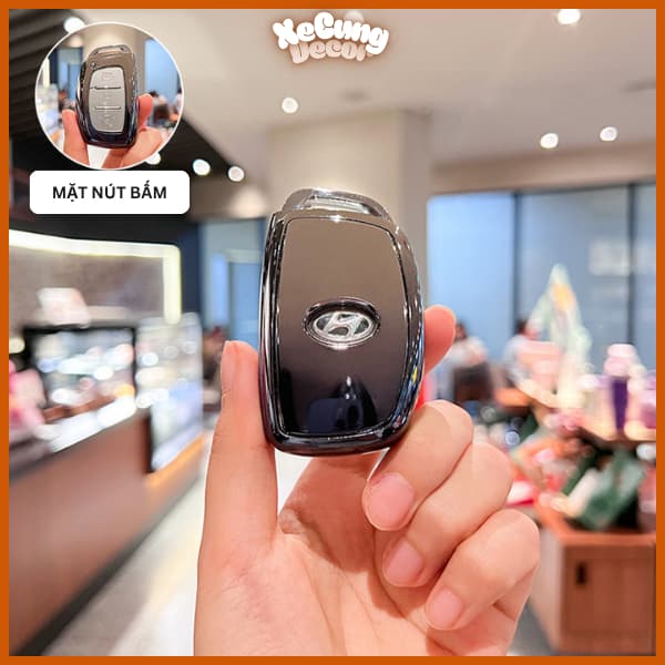 Ốp Chìa Khóa Xe Hyundai Smartkey Ombre TPU Dành Cho Grand i10, Creta, Venue Chống Trầy Xước, Chống Va Đập, Chuẩn Zin