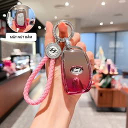 Ốp Chìa Khóa Xe Hyundai Smartkey Ombre TPU Dành Cho Grand i10, Creta, Venue Chống Trầy Xước, Chống Va Đập, Chuẩn Zin 8