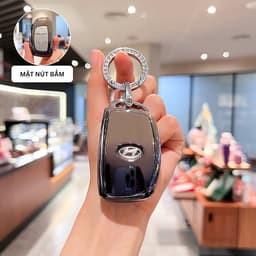 Ốp Chìa Khóa Xe Hyundai Smartkey Ombre TPU Dành Cho Grand i10, Creta, Venue Chống Trầy Xước, Chống Va Đập, Chuẩn Zin 5