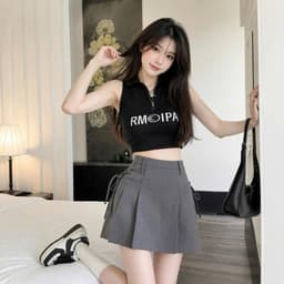 Chân váy kiểu dáng chữ A công sở đính nơ xinh đẹp BYN BYN V4953 6