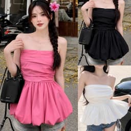 Áo kiểu cúp ngực đi biển xinh đẹp có mút cực tôn dáng BYN BYN A2001 1