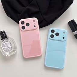 Ốp lưng iphone kiểu dáng khung camera lớn Basic 11/12/13/14/15/16/17/18/pro/plus/promax - Awifi Case C4-6 5