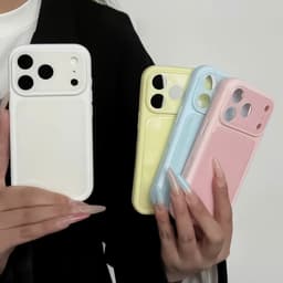 Ốp lưng iphone kiểu dáng khung camera lớn Basic 11/12/13/14/15/16/17/18/pro/plus/promax - Awifi Case C4-6 7