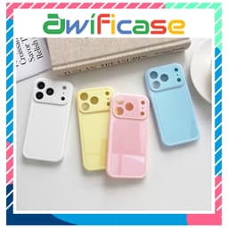 Ốp lưng iphone kiểu dáng khung camera lớn Basic 11/12/13/14/15/16/17/18/pro/plus/promax - Awifi Case C4-6 1