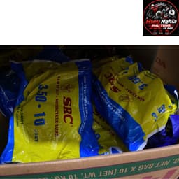 Săm (Ruột) Xe Máy Sao Vàng (Van Cong) 3.50-10 Cho Xe Chaly, Vespa, Spacy - Hàng Chính Hãng SRC. 2