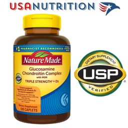 Glucosamine Chondroitin Complex + MSM Triple Strength + Vitamin D3 120 viên : Nature Made 1