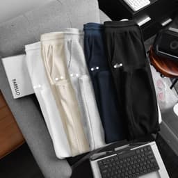 Quần Jogger chất pique cotton form slim Unisex , bigsize ( 50kg - 100kg ) - 3bros Quần áo 1