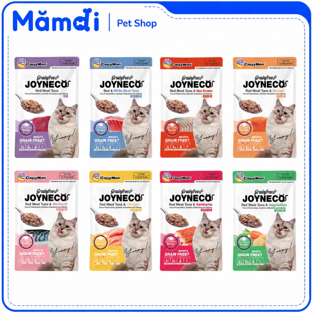 Pate Joyneco CattyMan 60g Cho Mèo | Pate Cá Ngừ Thơm Ngon, Thức Ăn Ướt Bổ Sung Dinh Dưỡng