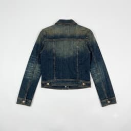 [ Hiền BigSize] Áo Khoác Jean Nữ Dài Tay Phong Cách Hàn Quốc - Áo Khoác Nữ Form Vừa ,Cổ Bẻ ,Chất Jean Co Giãn Cao Cấp 6