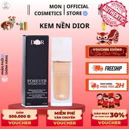 Kem Nền DIOR Forever Skin Glow_30ml - Dưỡng Ẩm, Bền Màu Đến 24H, Căng Bóng Tự Nhiên, Rạng Rỡ Tức Thì 1