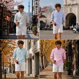| 55kg - 95kg | Áo sơ mi tay dài nam oxford sọc kẻ form suông bigsize 100kg - 3bros sơ mi công sở 1