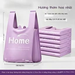 Túi đựng rác cho gia đình trong bếp,không rách siêu dai hương hoa nhài (al) 2