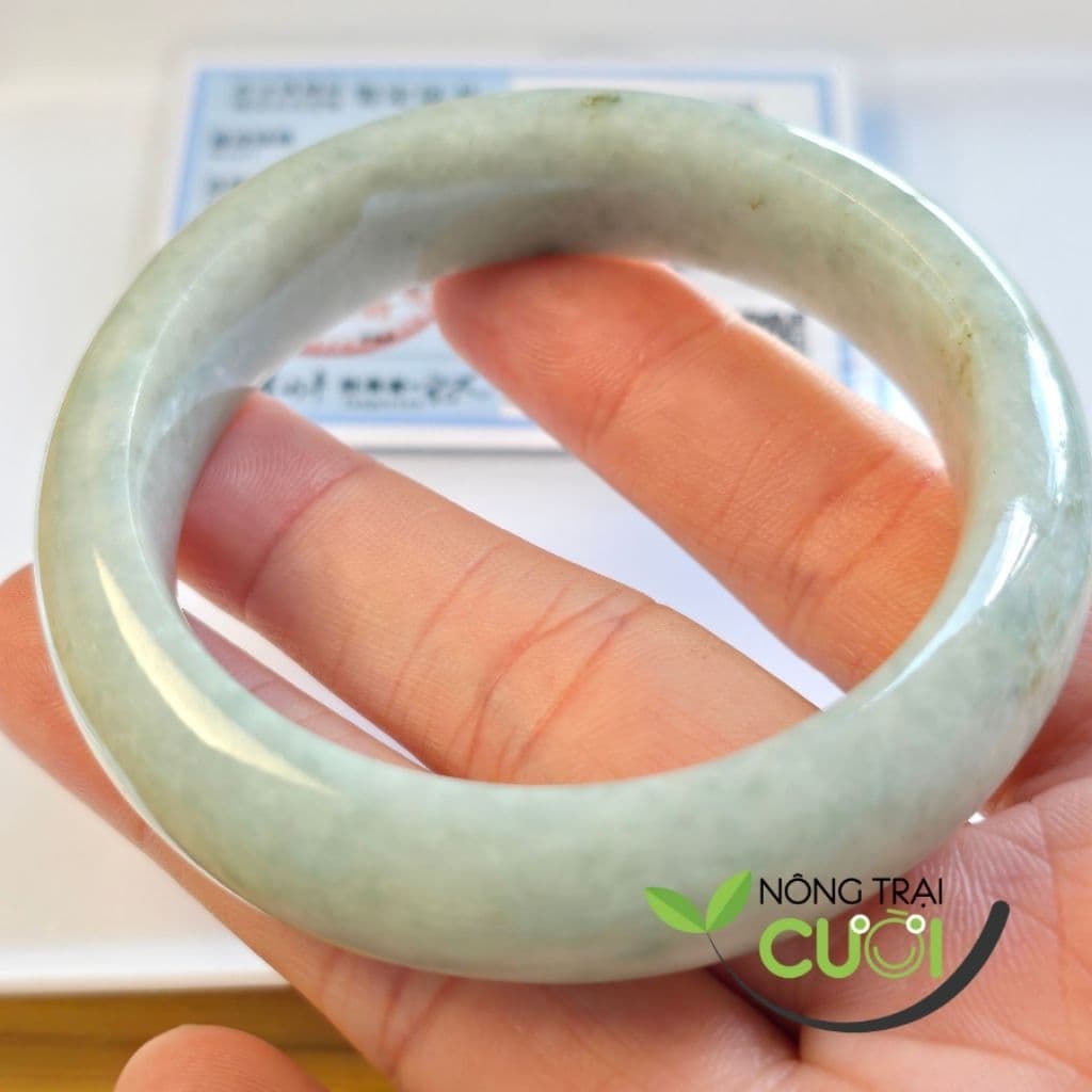Vòng Cam Thach Xanh Táo type A, ni 52.5mm 6561 - Nông Trại Cười