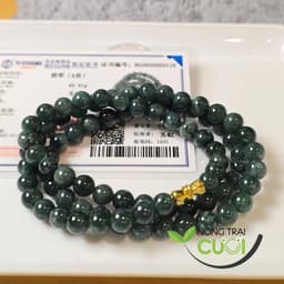 Chuỗi Quấn Tay Cam Thach Lam type A, 7mm - Nông Trai Cười 2