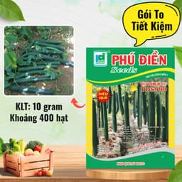 [Gói To 10g~400 Hạt] Hạt giống Bí Xanh(Bí Sặt) F1 Siêu Đậu Quả, Chịu Nhiệt, Dễ Chăm, Trồng Quanh Năm-Hạt Giống Nhà Nông 1