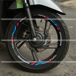 Tem Dán Mâm Xe Máy Performance – Thiết Kế Thể Thao, Chống Nước, Dễ Dán 1