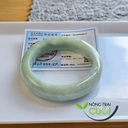 Vòng Cam Thach Xanh Táo Type A , ni 50.1mm 0171 (lỗi nhẹ) - Nông Trại Cười 2