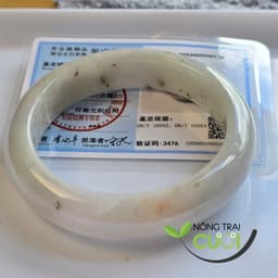 Vòng Cam Thach Trắng Phớt Hồng Tím type A,  ni 51.1mm 3476 - Nông Trại Cười 2